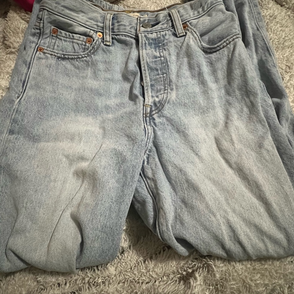 Levi Ribcage Straight Ankle Jeans